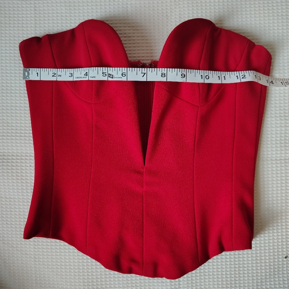 Red open chest corset from House of CB size Small